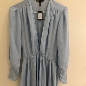 Maje baby blue dress new